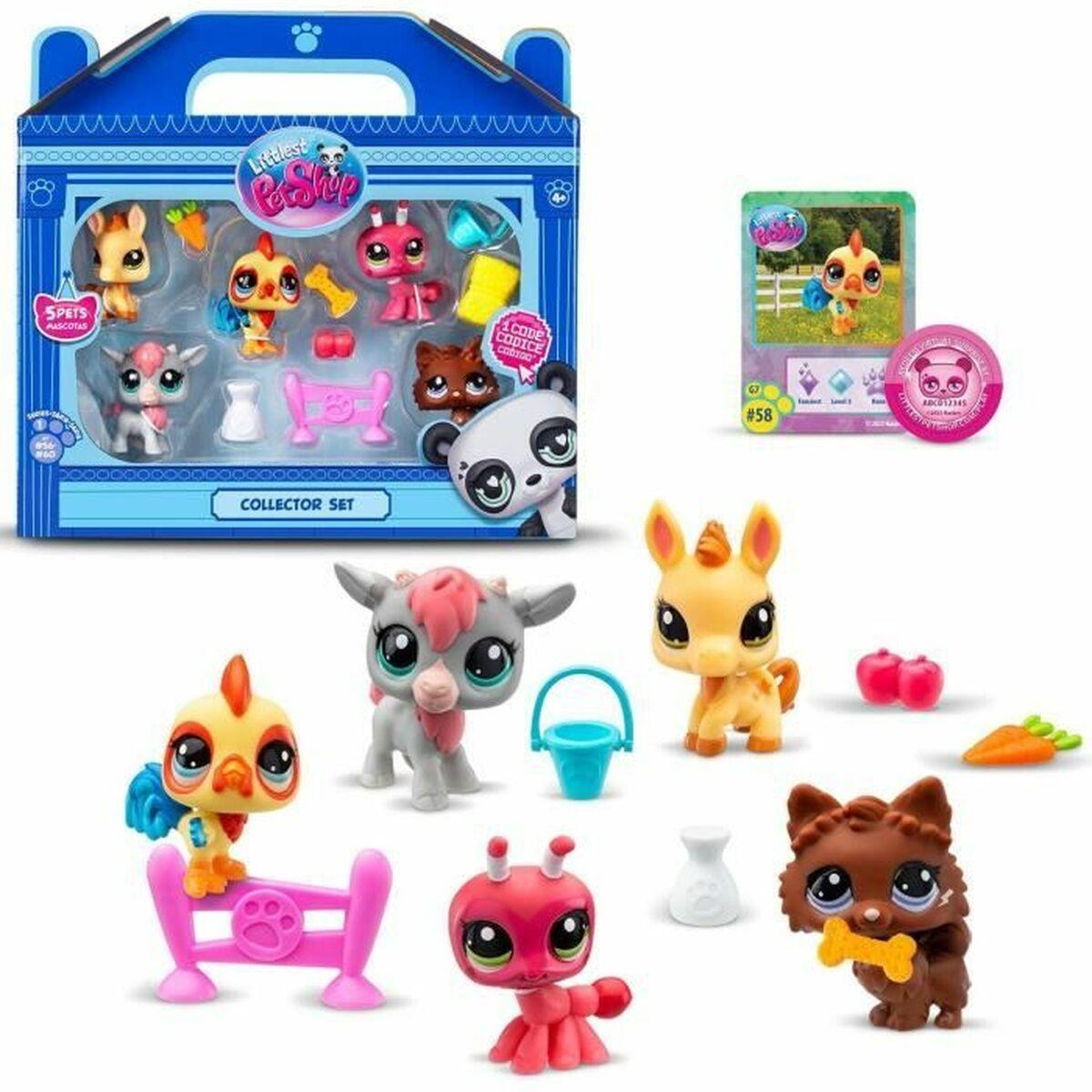 Bandai Littlest Pet Shop - dyrefigurer sæt i plastik