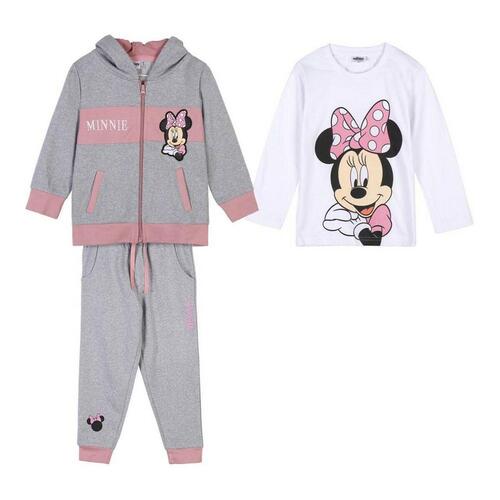 Træningsdragt til børn Minnie Mouse Grå 2 år