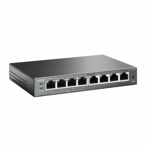 Switch til desktop TP-Link TL-SG108PE Grå