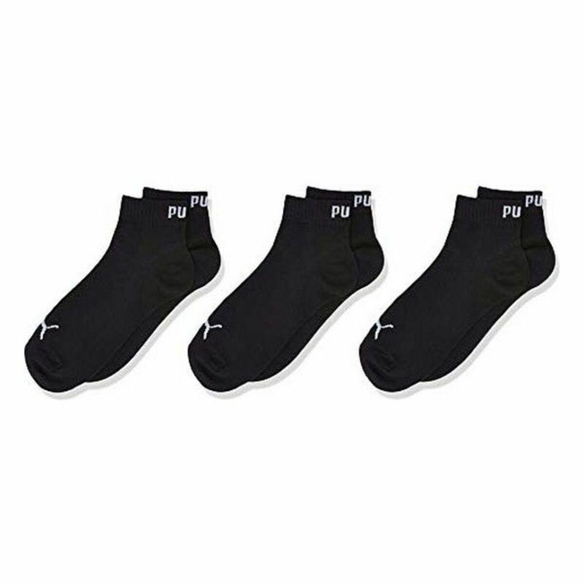 Sportsstrømper Puma KIDS QUARTER (3 par) Sort 27-30