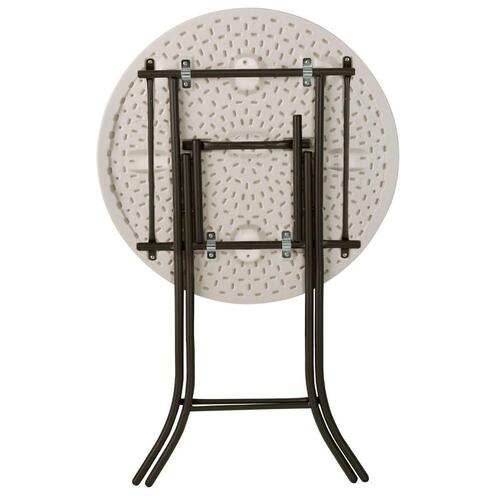 Sofabord Lifetime Flødefarvet 84 x 110 x 84 cm Stål Plastik