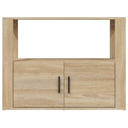Skænk 80x30x60 cm konstrueret træ sonoma-eg