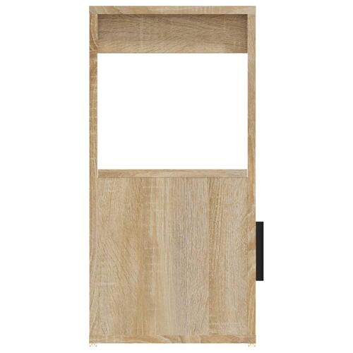 Skænk 80x30x60 cm konstrueret træ sonoma-eg