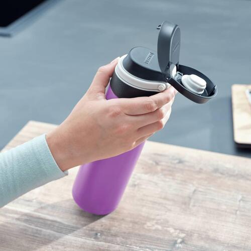 Leifheit termoflaske Flip 600 ml lilla