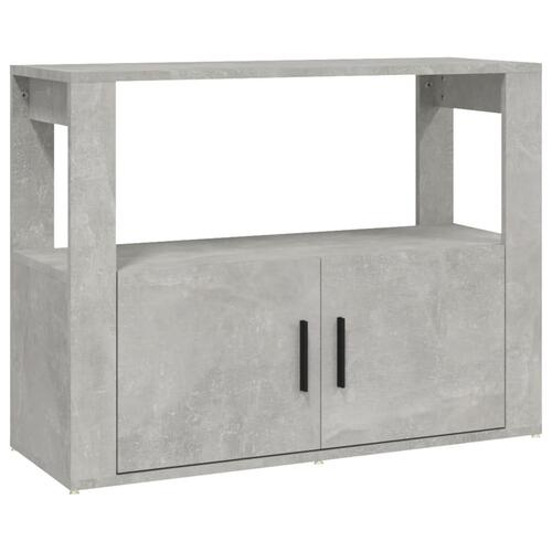 Skænk 80x30x60 cm konstrueret træ betongrå