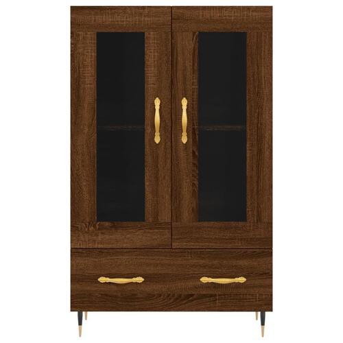 Skab 69,5x31x115 cm konstrueret træ brun sonoma-eg