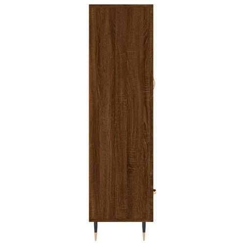 Skab 69,5x31x115 cm konstrueret træ brun sonoma-eg