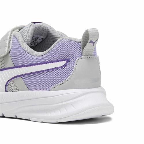 Sportssko til børn Puma Evolve Run Mesh Lysegrå 29