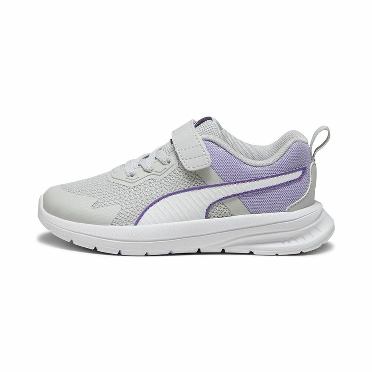 Sportssko til børn Puma Evolve Run Mesh Lysegrå 30
