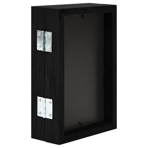Folderamme til 2 billeder 2x(13x18 cm) sort