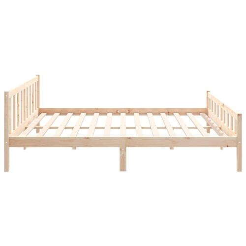 Sengeramme 200x200 cm massivt træ