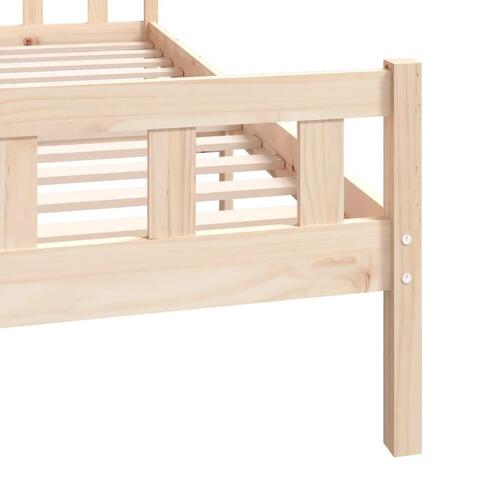Sengeramme 200x200 cm massivt træ