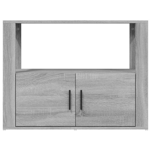 Skænk 80x30x60 cm konstrueret træ grå sonoma-eg