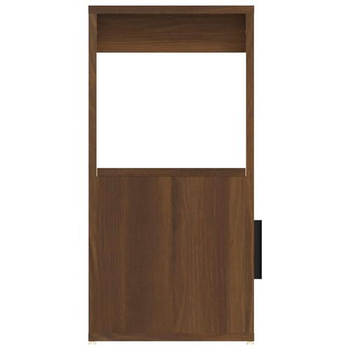 Skænk 80x30x60 cm konstrueret træ brun egetræsfarve