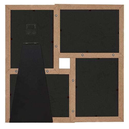 Billedramme til 4x(13x18 cm) billeder MDF lysebrun