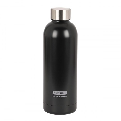 Drikkedunk rustfrit stål Safta Black 500 ml - sort