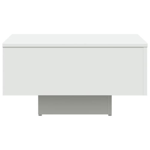 Sofabord 60x60x31,5 cm konstrueret træ hvid