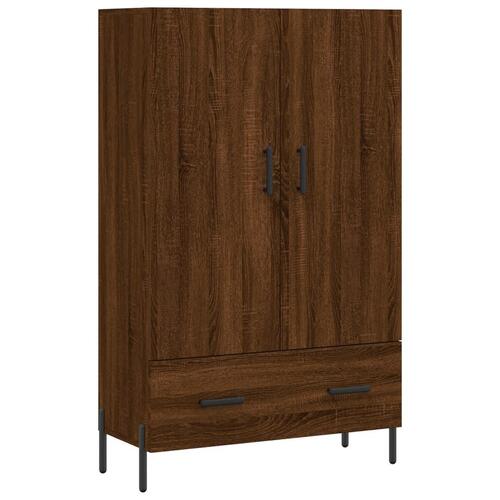Skab 69,5x31x115 cm konstrueret træ brun sonoma-eg