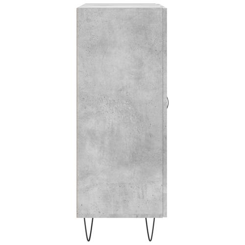 Skænk 69,5x34x90 cm konstrueret træ betongrå