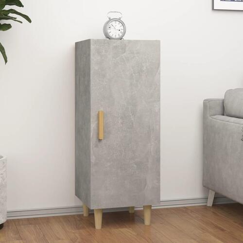 Skænk 34,5x34x90 cm konstrueret træ betongrå