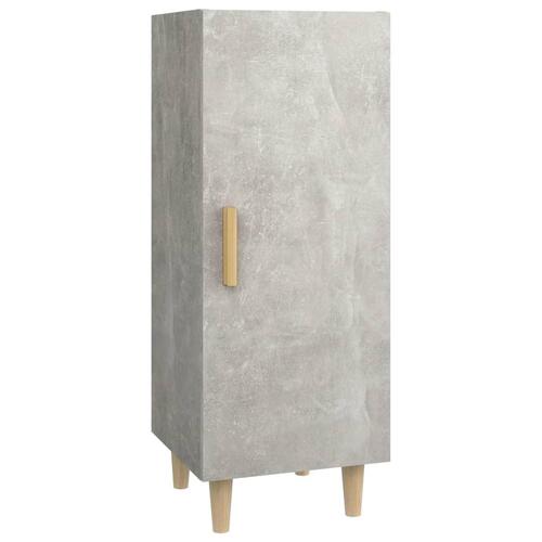 Skænk 34,5x34x90 cm konstrueret træ betongrå