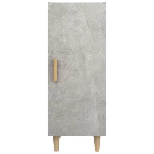 Skænk 34,5x34x90 cm konstrueret træ betongrå