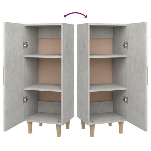 Skænk 34,5x34x90 cm konstrueret træ betongrå