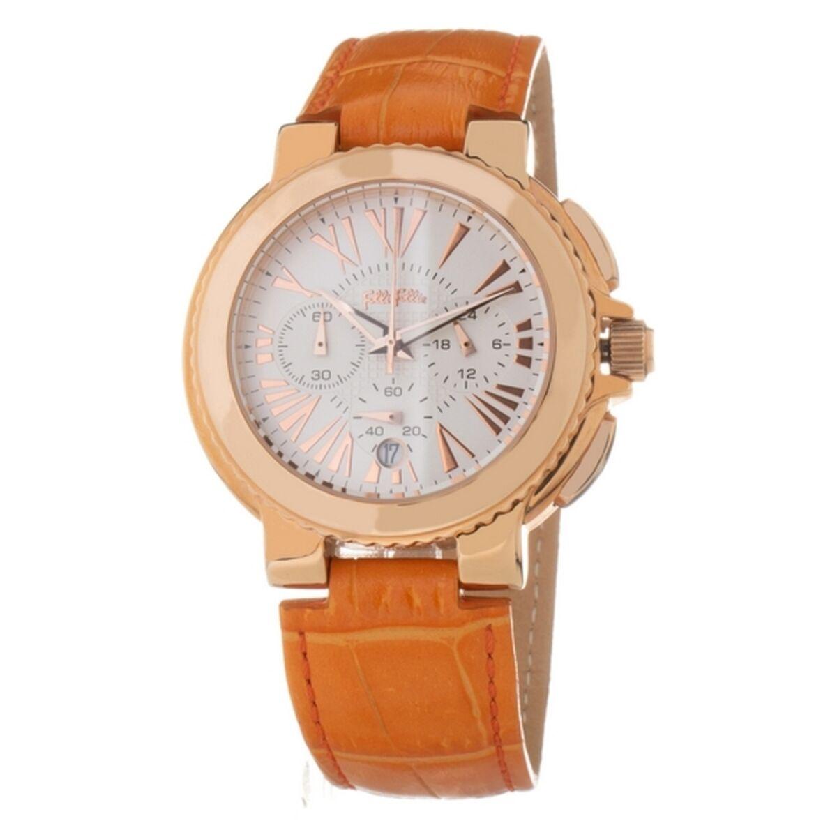 Dameur wf13r002sen - orange læder, Ø 40 mm