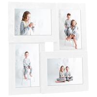 Billedramme til 4x(10x15 cm) billeder MDF hvid