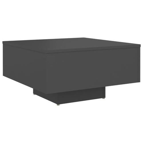 Sofabord 60x60x31,5 cm spånplade grå