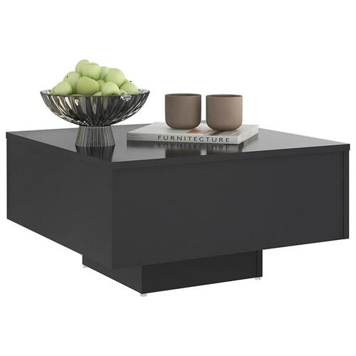 Sofabord 60x60x31,5 cm spånplade grå