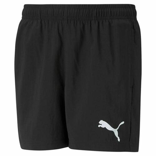 Sportssko til Børn Puma Active Woven K Sort 11-12 år