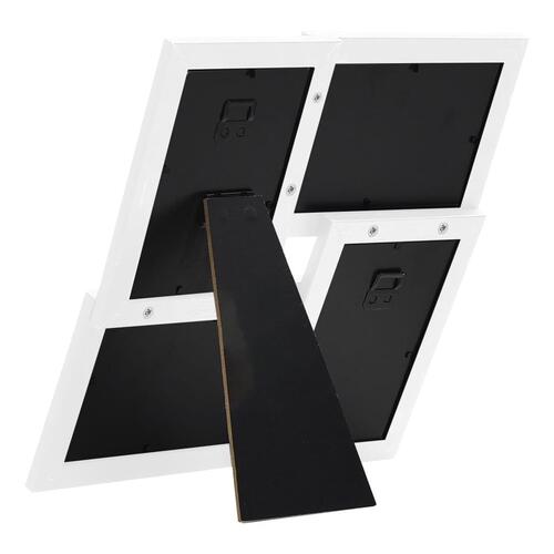 Billedramme til 4x(13x18 cm) billeder MDF hvid