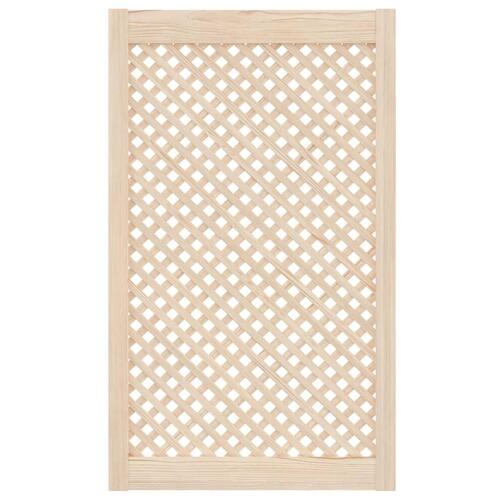 Skabslåger 2 stk. 59,5x99 cm gitterdesign massivt fyrretræ