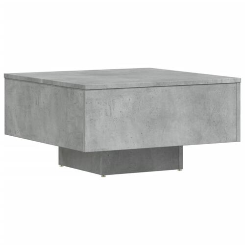 Sofabord 60x60x31,5 cm konstrueret træ betongrå