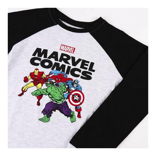 Nattøj Børns Marvel Grå 8 år