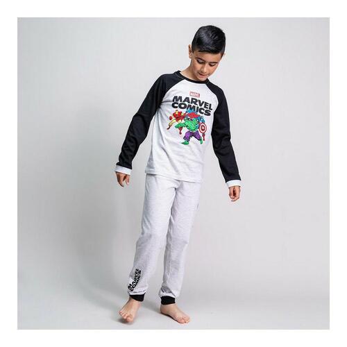 Nattøj Børns Marvel Grå 8 år