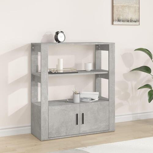 Skænk 80x30x90 cm konstrueret træ betongrå