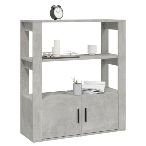 Skænk 80x30x90 cm konstrueret træ betongrå