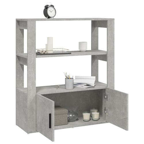 Skænk 80x30x90 cm konstrueret træ betongrå