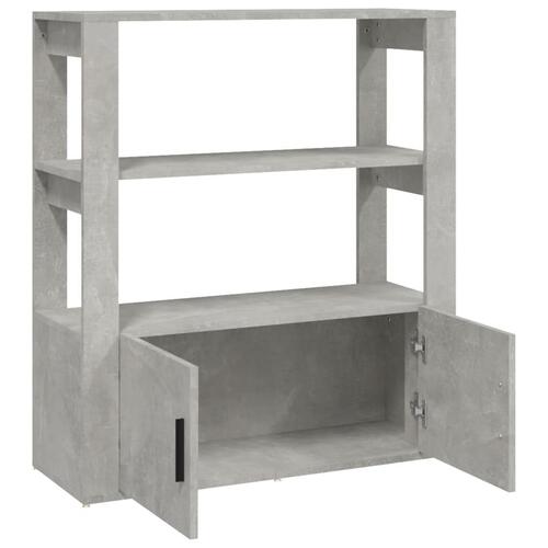 Skænk 80x30x90 cm konstrueret træ betongrå