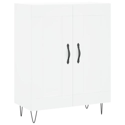 Skænk 69,5x34x90 cm konstrueret træ hvid