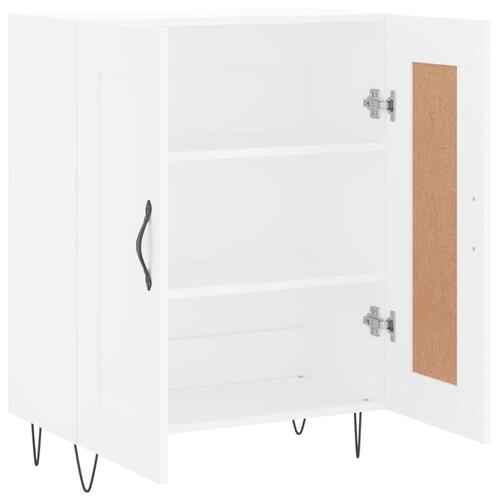 Skænk 69,5x34x90 cm konstrueret træ hvid