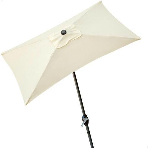 Parasol Aktive 200 x 235 x 120 cm Aluminium Flødefarvet