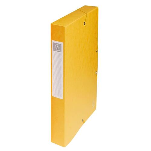 Exacompta elastikmapper 8 stk. A4 40 mm trykplade blank