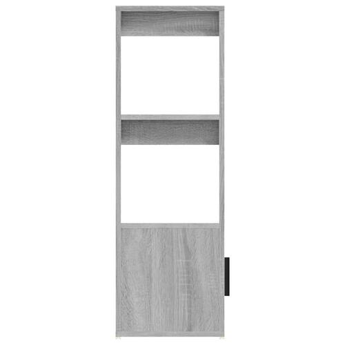 Skænk 80x30x90 cm konstrueret træ grå sonoma-eg