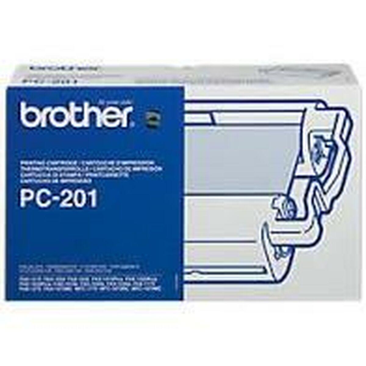 Brother PC-201 toner/kassette - sort billede