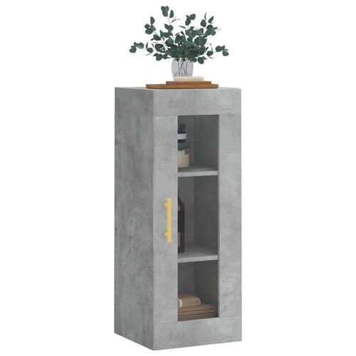 Vægskab 34,5x34x90 cm betongrå