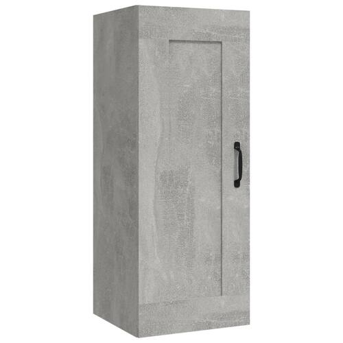 Vægskab 35x34x90 cm konstrueret træ betongrå