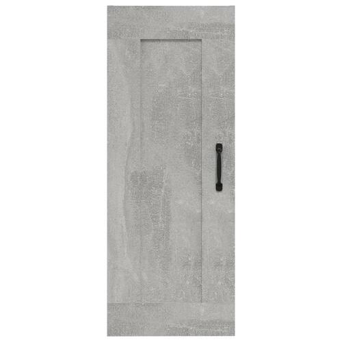Vægskab 35x34x90 cm konstrueret træ betongrå